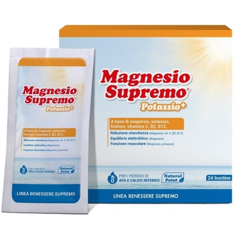 Magnesio Supremo Potassio+ 24 Bustine Magnesio Supremo Potassio+ 24 Bustine