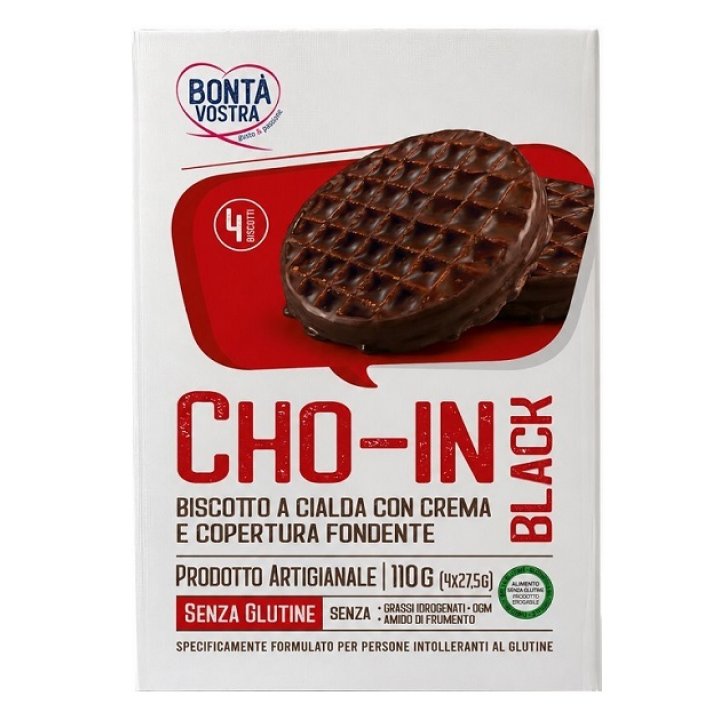 BONTA' VOSTRA CHO-IN BLACK BISCOTTO A CIALDA 4 PEZZI 27,5 G