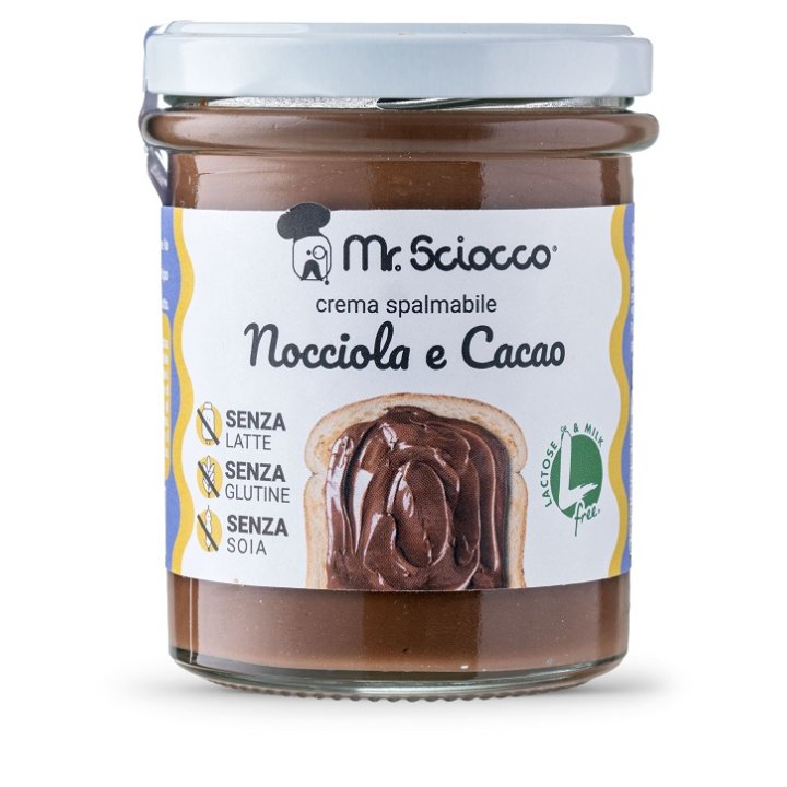MR SCIOCCO CREMA SPALMABILE NOCCIOLA E CACAO VEGAN 200 G