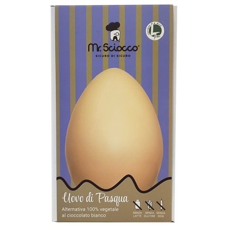 MR SCIOCCO UOVO DI PASQUA BIANCO VEGAN 300 G