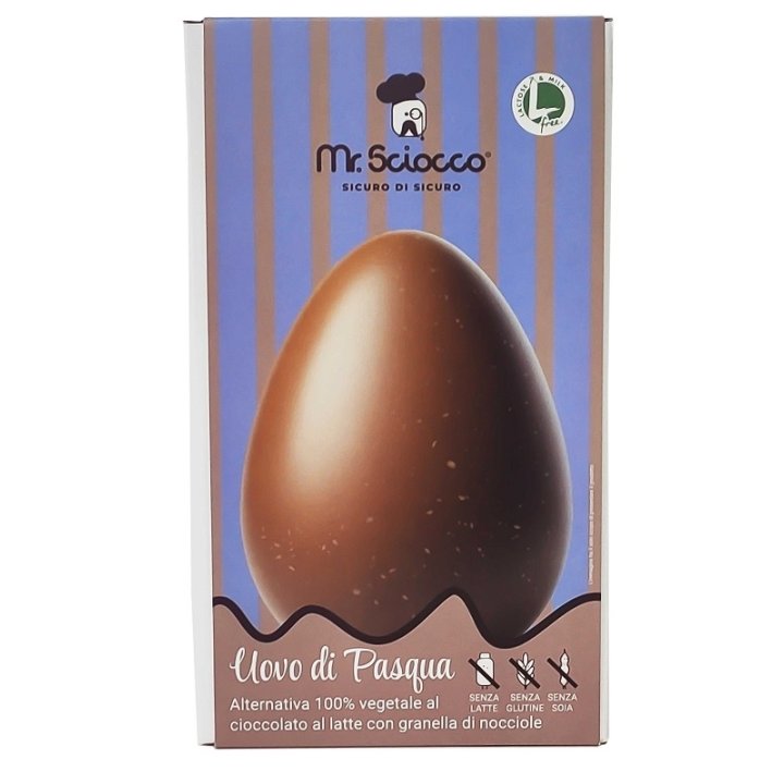 MR SCIOCCO UOVO DI PASQUA LATTE VEGAN E NOCCIOLA 300 G