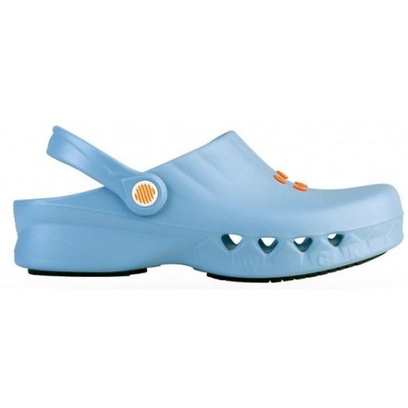 CALZATURA ORTOPEDICA WOCK NUBE CON PLANTARE 02 AZZURRO 36