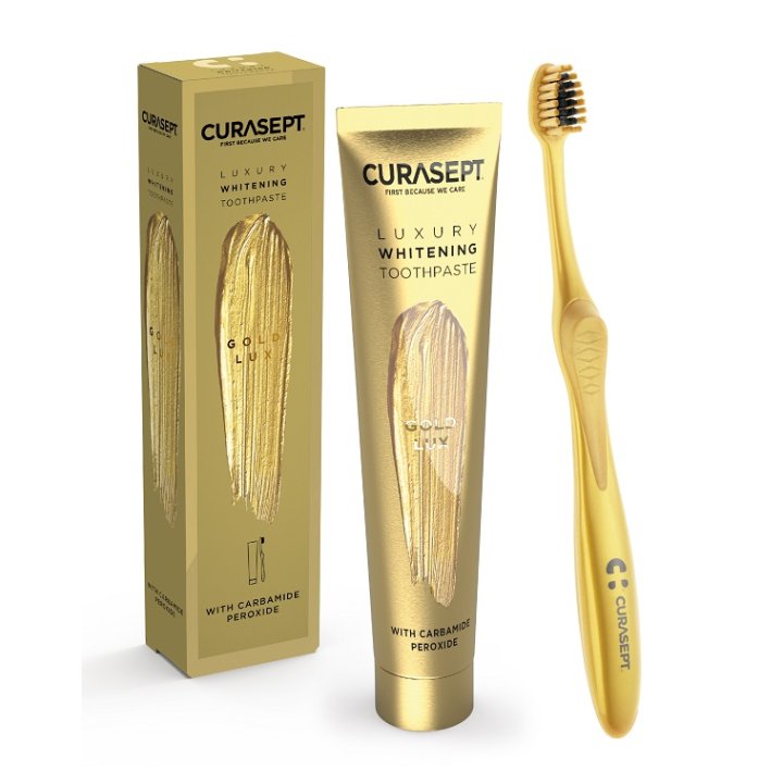 CURASEPT LD LUXURY WHITENING DENTIFRICIO 75 ML + SPAZZOLINO
