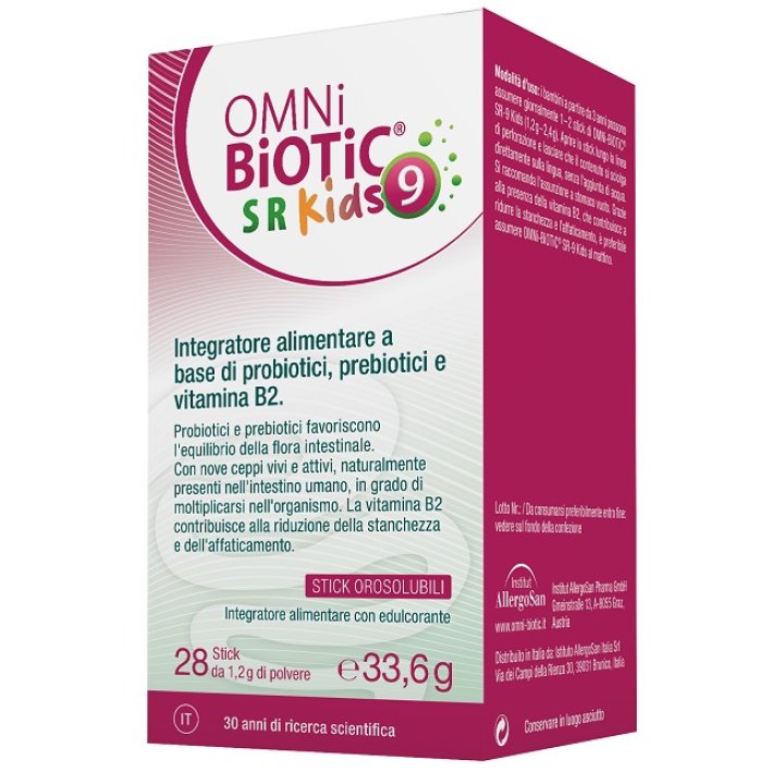 OMNI BIOTIC SR 9 KIDS 28STICK