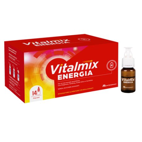 Vitalmix Energia Integratore per il Metabolismo Energetico 14 Flaconcini
