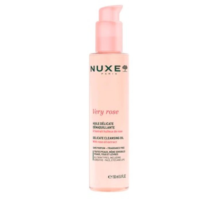 NUXE VERY ROSE DELICATE CLEANSING OIL 150 ML NUXE VERY ROSE DELICATE CLEANSING OIL 150 ML