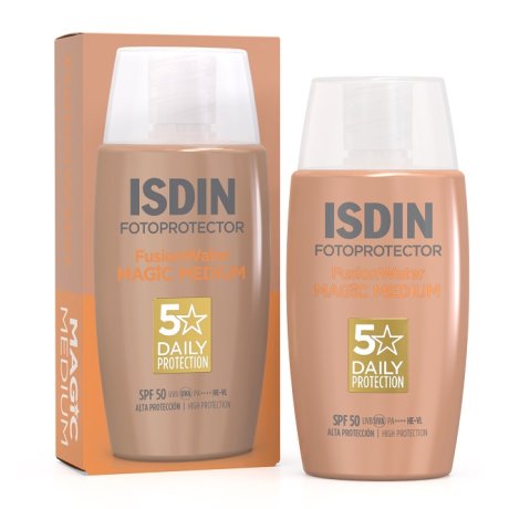 ISDIN Fotoprotector - Fusion Water Magic Medium SPF50 Protezione Colorata - 50ml