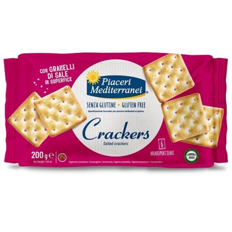 PIACERI MEDITERRANEI CRACKERS 200 G PIACERI MEDITERRANEI CRACKERS 200 G