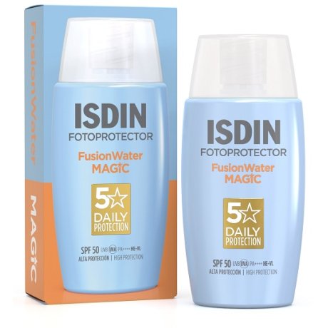 ISDIN Fotoprotector - Fusion Water Magic SPF50 Protezione Solare Viso Ultraleggera - 50ml