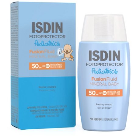 Isdin Fotoprotector Fusion Fluid Mineral Baby Pediatrics SPF50