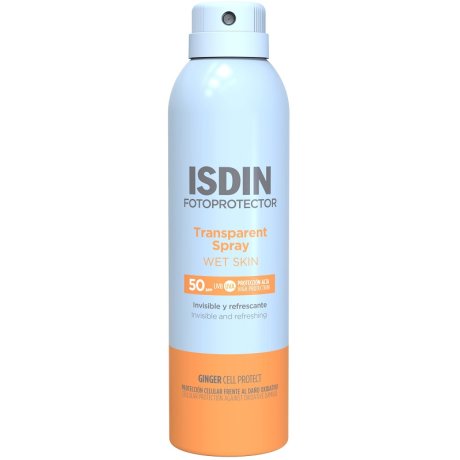 ISDIN Fotoprotector Transparent Spray Wet Skin SPF 50 250 ml ISDIN Fotoprotector Transparent Spray Wet Skin SPF 50 250 ml