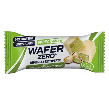 WHYNATURE WAFER ZERO PISTACCHIO CIOCCOLATO BIANCO 35 G WHYNATURE WAFER ZERO PISTACCHIO CIOCCOLATO BIANCO 35 G