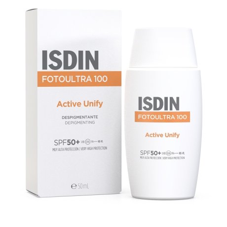 ISDIN FotoUltra 100 Active Unify SPF 50+ Protezione Solare Depigmentante - 50ml
