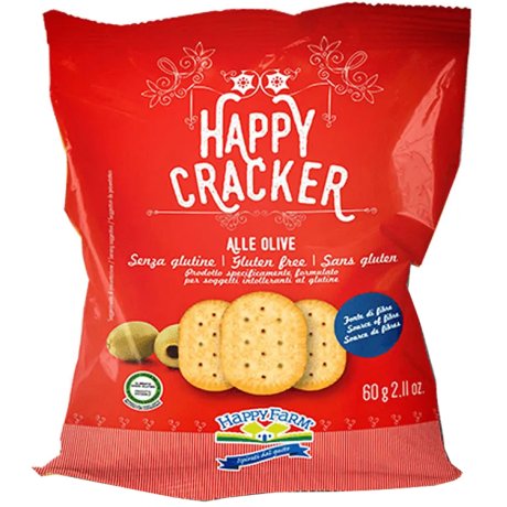 HAPPY FARM CRACKER OLIVE 60 G HAPPY FARM CRACKER OLIVE 60 G