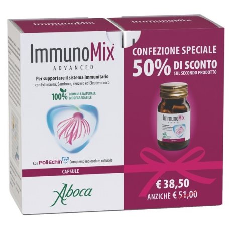 IMMUNOMIX ADVANCED 50 CAPSULE RM CONFEZIONE SPECIALE 2 PEZZI