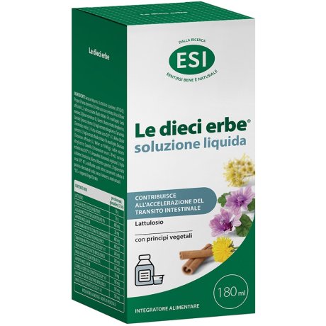 ESI LE DIECI ERBE SOLUZIONE LIQUIDA 180 ML