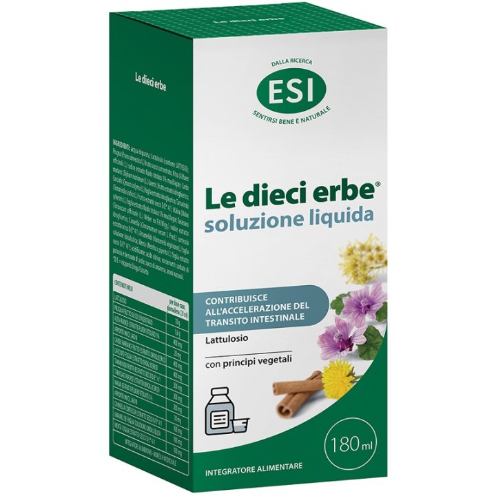 ESI LE DIECI ERBE SOLUZIONE LIQUIDA 180 ML ESI LE DIECI ERBE SOLUZIONE LIQUIDA 180 ML