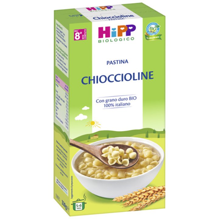 HIPP BIO PASTINA CHIOCCIOL320G HIPP BIO PASTINA CHIOCCIOL320G
