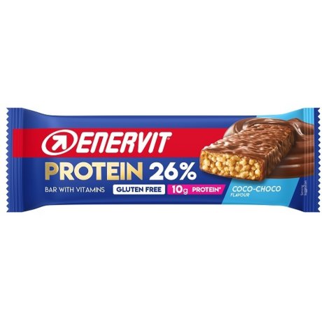 ENERVIT SPORT PROT BAR 26% COC