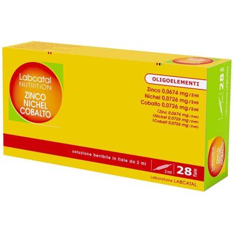 LABCATAL OLISOL ZINCO/NICHEL/COBALTO 28 FIALE 2 ML