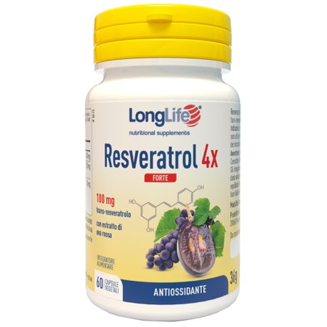 LONGLIFE RESVERATROL 4X FORTE 60 CAPSULE