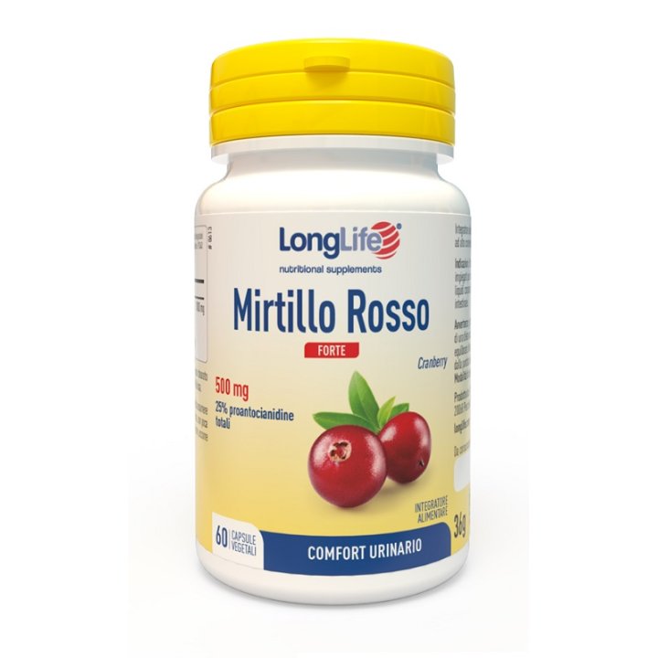 LONGLIFE MIRTILLO ROSSO FORTE 60 VEGICAPS LONGLIFE MIRTILLO ROSSO FORTE 60 VEGICAPS