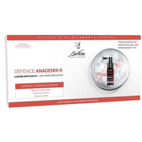 Bionike Defence Anagenix-K Lozione Anticaduta Intensiva 6 x 15 ml Bionike Defence Anagenix-K Lozione Anticaduta Intensiva 6 x 15 ml