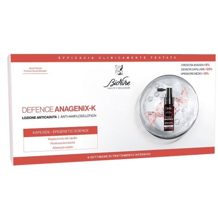 Bionike Defence Anagenix-K Lozione Anticaduta Intensiva 6 x 15 ml Bionike Defence Anagenix-K Lozione Anticaduta Intensiva 6 x 15 ml
