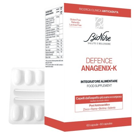 BioNike Defence Anagenix-K Integratore Alimentare 60 Capsule BioNike Defence Anagenix-K Integratore Alimentare 60 Capsule