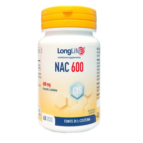 LONGLIFE NAC 600MG 60CPS