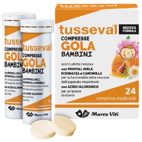 TUSSEVAL LA BAMBINI 24 COMPRESSE