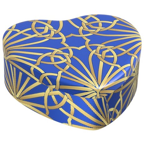 Colors Candela Cuore Blu/Oro