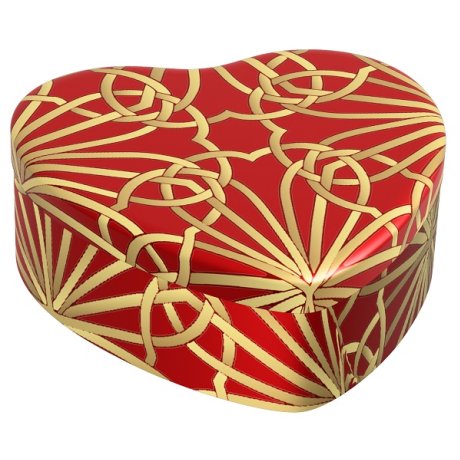 EFAS Colors Candela Cuore Rosso/Oro 95g