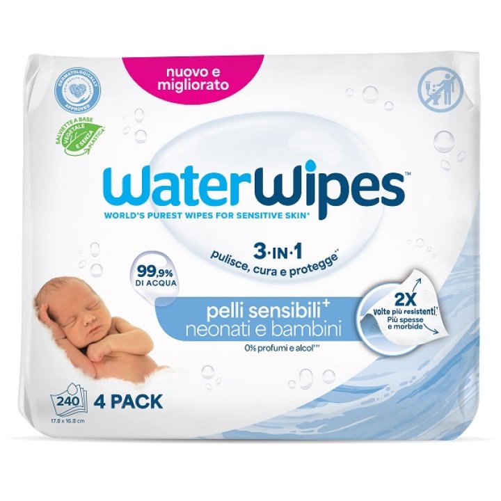 WATERWIPES BIO 4X60PZ WATERWIPES BIO 4X60PZ