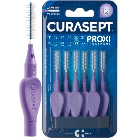 CURASEPT PROXI T21 VIOLA/PURPLE 6 PEZZI CURASEPT PROXI T21 VIOLA/PURPLE 6 PEZZI