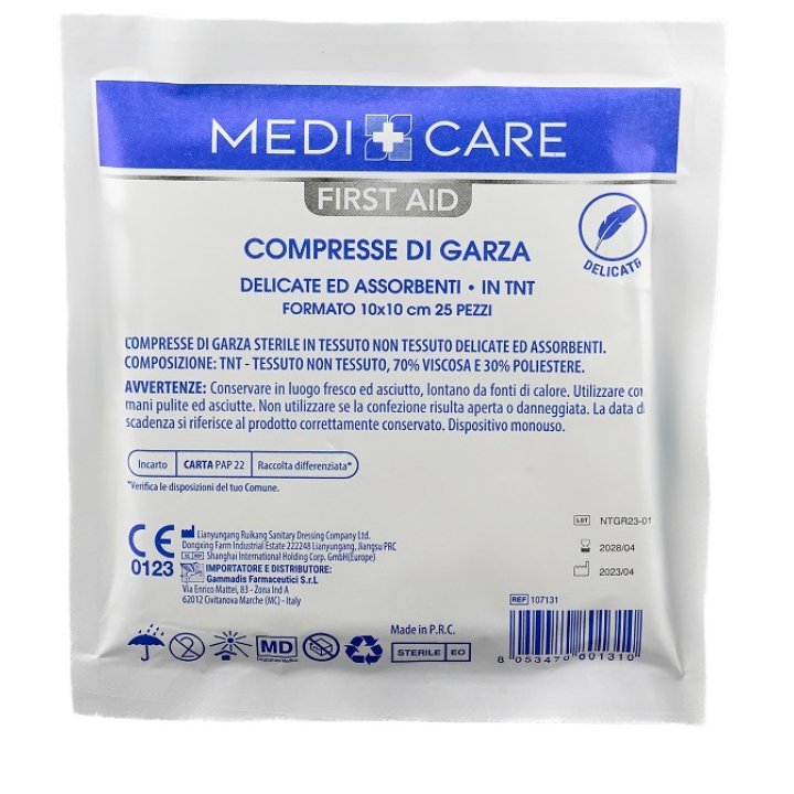 MEDICARE GARZA TNT 10X10 25PZ