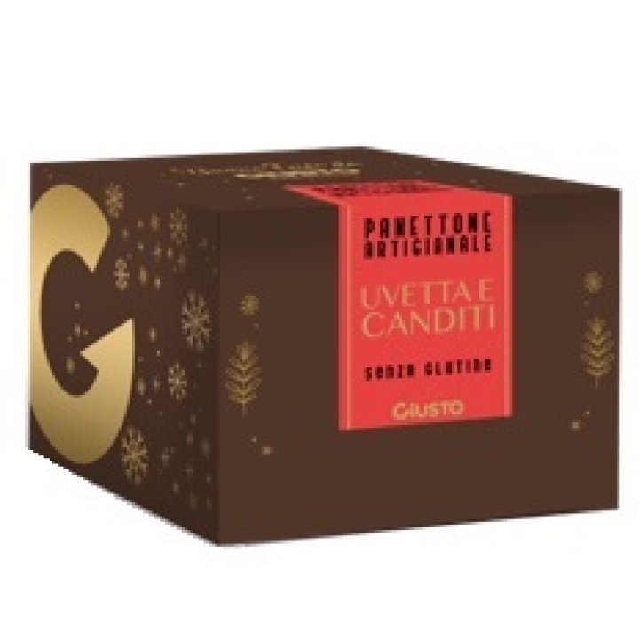 GIUSTO-S/G PANETTONE UVE/CAN 600