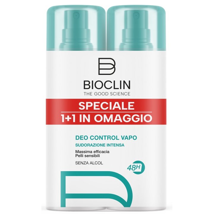 BIOCLIN DEODORANTE CONTROL VAPO NUOVA FORMULA 2 PEZZI 100 MLBIPACK