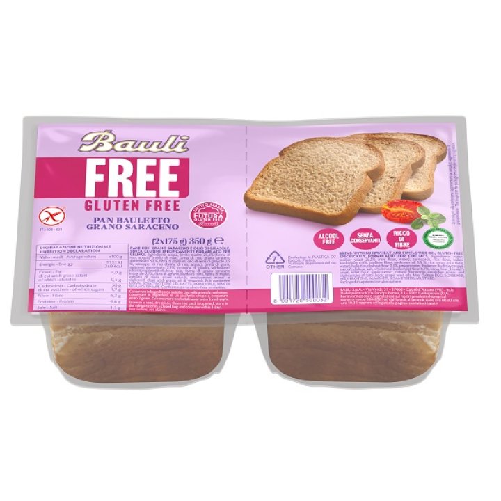 BAULI FREE PAN BAULETTO GRANO SARACENO 350 G
