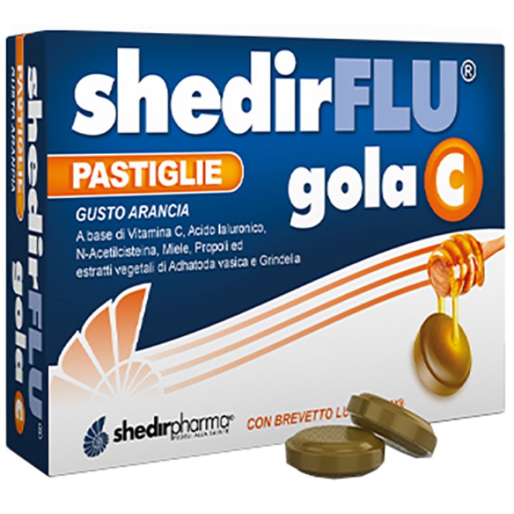 SHEDIRFLU LA C ARANCIA 48 PASTIGLIE