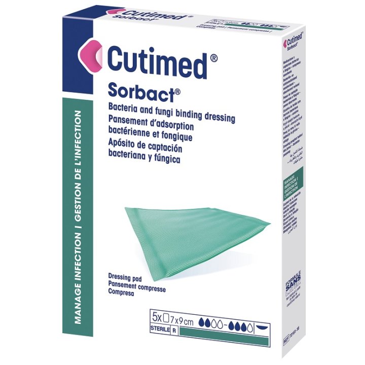 CUTIMED SORBACT PAD 7X9CM 5PZ