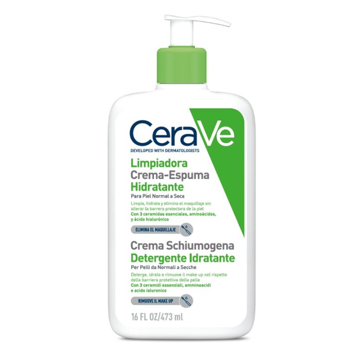 CERAVE CREMA SCHIUMOGENA DETERGENTE IDRATANTE 473 ML CERAVE CREMA SCHIUMOGENA DETERGENTE IDRATANTE 473 ML