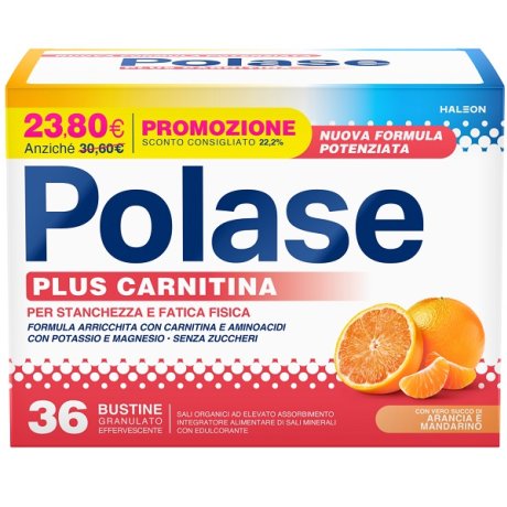 POLASE PLUS CARNITINA PROMO 36 BUSTINE GRANULATO EFFERVESCENTE DA 6,8 G POLASE PLUS CARNITINA PROMO 36 BUSTINE GRANULATO EFFERVESCENTE DA 6,8 G