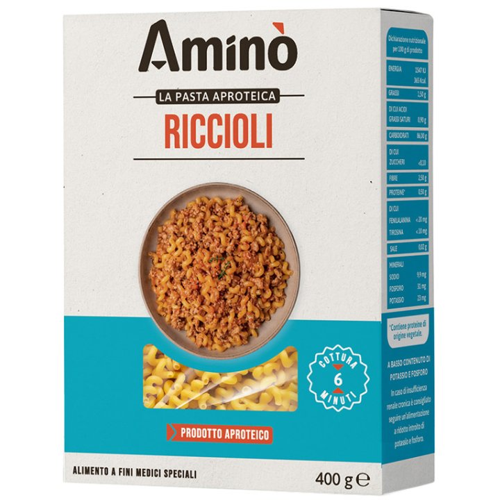 AMINO PASTA APROTEICA RICCIOLI 400 G