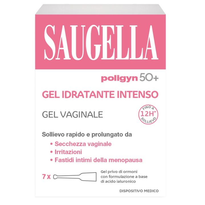 SAUGELLA POLIGYN 50+ GEL IDRATANTE INTENSO 7 TUBETTI MONODOSE DA 4 ML