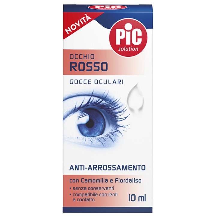 PIC GOCCE OCULARI OCCHIO ROSSO 10 ML