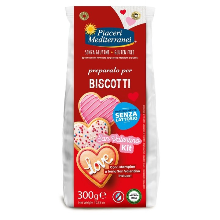 PIACERI MEDITERRANEI PREPARATO BISCOTTI SAN VALENTINO 300 G