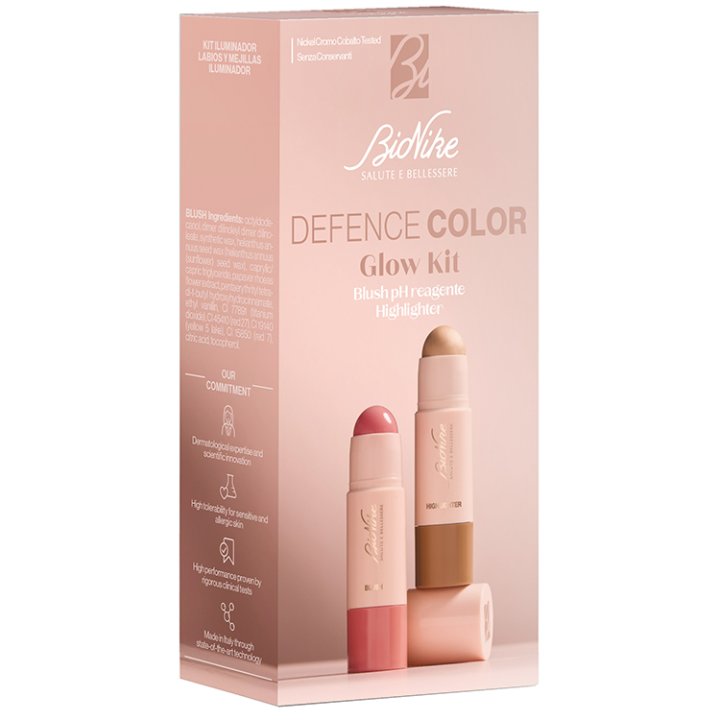 DEFENCE COLOR GLOW KIT ILLUMINANTE 7 ML + LIP&CHEEK BLUSH 5ML
