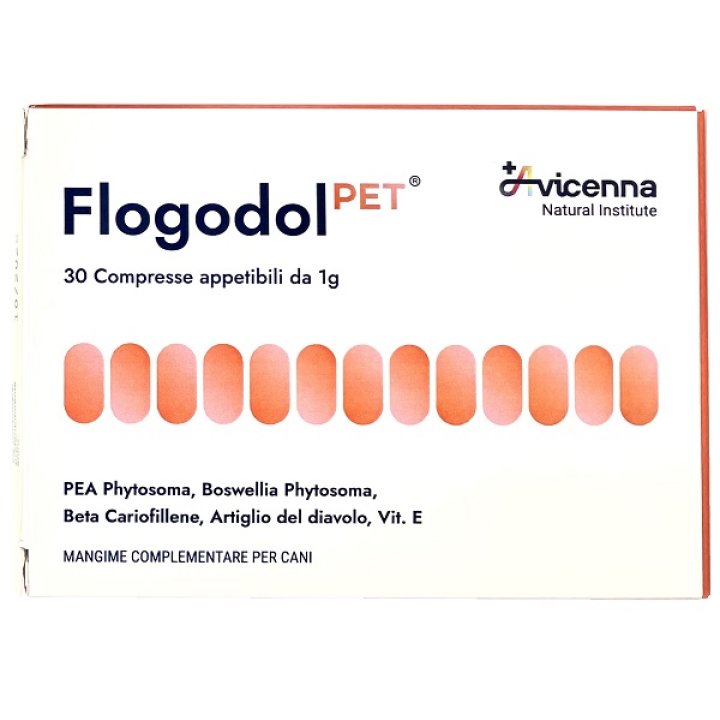 FLOGODOL PET 30 COMPRESSE APPETIBILI DA 1 G FLOGODOL PET 30 COMPRESSE APPETIBILI DA 1 G