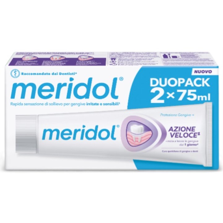 MERIDOL DENTIFRICIO AZIONE VELOCE 75 ML BITUBO MERIDOL DENTIFRICIO AZIONE VELOCE 75 ML BITUBO